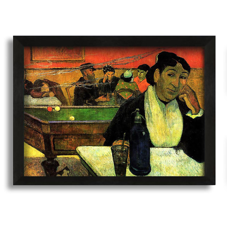 Rosalind Wheeler Madame Ginoux In Cafe by Paul Gauguin Picture Frame